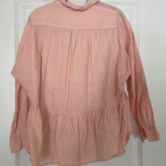 Anthropologie Holding Horses McKenzie Linen Top in Blush Pink - NWOT - Picture 7 of 7